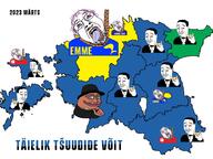 bloodshot_eyes closed_mouth clothes crying estonia estonian_text eyelashes frog glass glasses hair hanging hat holding_object meta:tagme multiple_soyjaks mustache open_mouth pepe purple_hair rope smile soyjak suicide text tongue tuxedo variant:bernd variant:chudjak white_skin wine yellow_teeth // 1000x750 // 131.8KB