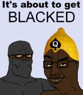 blacked chud glasses lemon_(user) namefag_drama queen_of_spades rotten_teeth shitskin spade variant:chudjak warrior-z_(user) // 1106x1254 // 212.0KB