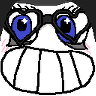 blue_eyes blush calarts emoticon glasses grin meta:not_oc series:yt_emote_jaks smile soy soylent variant:soytan youtube // 128x128 // 2.2KB