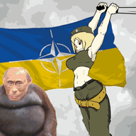 animated arm azov_battalion bloodshot_eyes clothes country crying dead flag glasses hair hanging jacket judaism leg monkey_putin mustache oink open_mouth rope russo_ukrainian_war soyjak stubble thumbnail_bait tongue ukraine variant:bernd vladimir_putin // 400x300 // 3.7MB