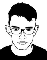 chud closed_mouth clothes glasses hair variant:unknown // 477x599 // 4.7KB