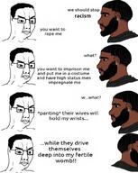 chud closed_mouth dark_skin drake earring homosexuality op_is_a_retarded_lazy_faggot_for_not_tagging_his_own_shit racism rape variant:chudjak // 815x1024 // 86.8KB