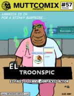 anime book_cover border brimmiest_comments_section☣️☣️☣️_do_not_enter☣️☣️☣️ brown_skin comic comic_book cover eagle el_troonspic logo map_(pedophile) mexico meximutt pedophile rock satoko satoko_houjou(namefag) satoko_houjou_(user) series:muttcomix sign soybooru soyjak stinky subvariant:blobson text tranny transgender_flag trend:glowie trend:slopjak variant:cobson wall website // 2176x2816 // 1.9MB