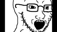 animated glasses horror irl meta:tagme multiple_soyjaks open_mouth pointing sound soyjak stubble subvariant:fingerboy thougher variant:bernd variant:feraljak variant:gapejak variant:israeli_soyjak variant:its_out_get_in_here variant:markiplier_soyjak variant:soyak variant:tony_soprano_soyjak variant:two_pointing_soyjaks video // 1280x720, 292.5s // 13.6MB