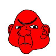 angry ear frown red_skin reddit soyjak unibrow upvote variant:ishish_soyak_ears // 750x750 // 33.9KB