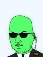 clothes earpiece eyebrows eyes glasses glowie glowing hair meta:tagme mouth nose stubble text variant:hercules // 600x800 // 37.5KB
