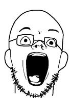 ear glasses open_mouth soyjak stubble variant:unknown // 453x625 // 13.2KB
