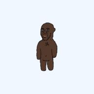 black_skin full_body george_floyd series:saint_floyd soyjak stubble subvariant:floydjak swastika variant:soyak // 687x690 // 12.0KB