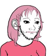 closed_mouth female lipstick not_a_fucking_soyjak op_is_a_retarded_lazy_faggot_for_not_tagging_his_own_shit wojack woman // 705x705 // 230.6KB