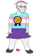 award purple_hair smug_soyjak soyjak tranny trans transgender_flag transheart transphobia troon // 1860x2343 // 413.8KB