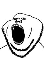 merge open_mouth soyjak stubble template variant:gapejak variant:impish_soyak_ears // 598x800 // 15.0KB