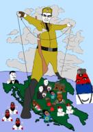 adolf_hitler balkans chetniks clothes croatia croatia_vs_serbia drinking_straw fascio fascism fez flag flag:fascist_italy flag:italy flag:russia flag:srpska government_of_national_salvation gun hanging hat italy jasenovac jews judaism nigger partisan red_skin reichsadler sea seething serbia serbian_volunteer_corps spade star_of_david subvariant:hornyson subvariant:science_lover the_rhodes_colossus totenkopf uniform ustasha ustashism variant:bernd variant:chudjak variant:cobson variant:impish_soyak_ears variant:markiplier_soyjak variant:soyak white_skin // 5605x7938 // 4.8MB