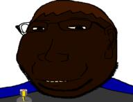 brown_hair brown_skin clothes ear glasses hair jake jakparty_soy jartycuck jartynigger looking_at_you subvariant:massjak variant:gapejak yellow_sclera yellow_teeth // 600x459 // 16.2KB