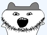 mametchi open_mouth soyjak stubble teeth template transparent_background variant:mameson // 600x450 // 9.6KB