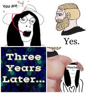 animal asian asian_female buck_teeth closed_mouth clothes ear female femjak glasses hair hat mouse nordic nordic_chad red_eyes smile smug soyjak subvariant:female_cobson variant:chudjak wmaf // 1920x1920 // 989.7KB