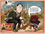 garf_(user) meta:namefags rifle speech_bubble subvariant:impish_amerimutt subvariant:indiamutt thought_bubble turkiye turkroach tvrkicwvrriorforyuo tvrkicwvrriorforyuo_(nameroach) variant:impish_soyak_ears variant:protestantjak // 1000x760 // 1.2MB