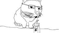 animal cat catjak feline glasses kitty mr_fresh soy soylent // 1280x720 // 110.9KB