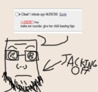 artist:marioman7890 bald glasses jacking_off masturbation neutral oh_my_god_she_is_so_attractive redraw screenshot soyjak speech_bubble stubble subvariant:neutralplier variant:markiplier_soyjak // 898x842 // 194.2KB