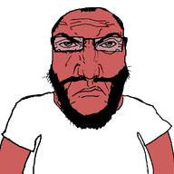 angry beard glasses open_mouth punisher_face red_skin series:spinnerz! soyjak spinning subvariant:science_lover subvariant:sideplier subvariant:threefourthsplier variant:markiplier_soyjak // 1024x1009 // 529.0KB