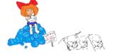 3soyjaks bowtie closed_mouth clothes full_body gem glasses hair hard_hat hat helmet mymy oekaki ongezellig orange_hair orange_skin pickaxe redraw sad sign sitting smile smug soyjak stubble text variant:soyak // 1000x400 // 30.2KB