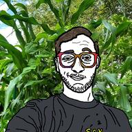 big_nose facial_hair glasses josh_summitt(soylennial) millenial nostrils receding_hairline sketch smug soy stubble sweater trend:colorjak variant:unknown wrinkles xitter xitter_pedo // 400x400 // 260.1KB