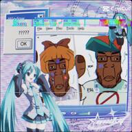 anime blue_hair blush edit fnf fnf_aryan fnf_pedo fnfpedo hatsune_miku jartycuck jartynigger music retro tranime_girl video // 1080x1080, 7.7s // 9.1MB