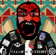 angry balding beard bioshock clothes everywhere_at_the_end_of_time fist_and_rose glasses hair heart i_love open_mouth red_skin redraw social_democracy socialism subvariant:science_lover text the_ship three_arrows variant:markiplier_soyjak video_game // 800x789 // 263.4KB