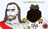 2soyjaks atheism atheistcuck athiest_nigger_award autism autism_speaks award beard brap braphog buff christianity closed_mouth clothes ear flag flag:ireland flag:togo gaytheist hair hat ireland jesus jesus_christ long_hair mick_(namefag) mindbroken muscles muscular_male nigger queen_of_spades rent_free richard_dawkins robe slopjak soyjak spade star_(symbol) stubble subvariant:impish_amerimutt subvariant:perceptive_chud text togo transparent_background variant:chudjak variant:meximutt // 2976x1777 // 1.8MB