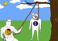 a10_eyes aryan brown buff glasses hanging hbomberguy james_somerton lynching rope smile subvariant:teutonson sun tongue variant:bernd variant:cobson variant:gapejak yellow_hair youtuber // 4096x2920 // 922.9KB