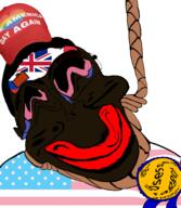 amerimutt award big_lips british_flag crying gay hanging maga maga_hat noose red_lips rent_free subvariant:jartycuck united_states variant:chudjak // 1784x2048 // 1.6MB