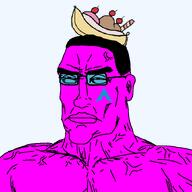 arch_linux banana_split_ice_cream magenta_skin quote_(user) subvariant:perceptive_chud variant:chudjak // 799x799 // 54.8KB