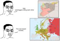 europe germany isis nazi_germany nazism racism smug syria text thing_japanese variant:chudjak war world_war_2 // 1450x1009 // 541.5KB