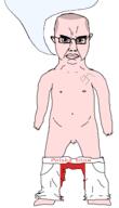 animal arm balding bird country flag flag:west_pomeranian full_body glasses goonhitler griffin hair leg naked nazism nsfw penis poland polish_text quote skinhead small_penis soyjak speech_bubble speech_bubble_empty subvariant:chudjak_front subvariant:obsessedchud swastika text underpants variant:chudjak voivodeship west_pomeranian white_skin // 1092x1911 // 54.3KB