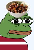 amphibian bald baltic closed_mouth clothes country europe european flag flag:latvia food frog green_skin irl latvia latvian lips looking_at_you nas nas:pepe neutral pelekie_zirni_ar_spekilatvia pepe_the_frog series:pepe_hat transparent_background tshirt // 1008x1479 // 598.6KB