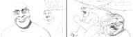 ack angry awesome_face bbc black_and_white comic meta:tagme punch redraw smile speech_bubble variant:bernd variant:cobson // 3840x1080 // 259.7KB