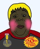 anti_sharty brown_skin meta:leaky nate shartycuck shitskin soycuck stamp subvariant:hunky_twink_sex_machine variant:alicia yellow_hair // 592x720 // 204.4KB