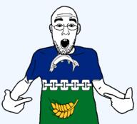 animal arm berwickshire british clothes ear fish flag flag:berwickshire glasses hair hand open_mouth plant pointing scotland soyjak stubble teeth tshirt united_kingdom variant:shirtjak wheat // 1236x1118 // 118.4KB