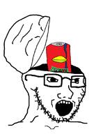 can glasses head_box open_mouth soyjak sproke stubble variant:soyak // 781x1083 // 57.4KB