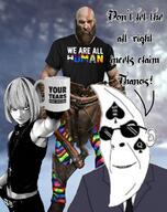 alt-right anime cup keep_taking_lzzzzzzzz kratos lgbt mello_(death_note) mihael_keehl moonman spade variant:cobson warrior-z_(user) your_tears // 609x771 // 279.2KB