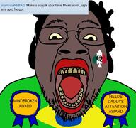 afro award brapzilian brazil flag:brazil mindbroken nigger sloptranwnbag_(namefag) variant:bernd // 1200x1125 // 441.4KB