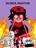 BRIMMIEST_COMMENTS_SECTION☣️☣️☣️_DO_NOT_ENTER☣️☣️☣️ alunya angry anime arm bloodshot_eyes clothes crying distorted donald_trump fire glasses hand hands_up hat large_eyebrows leftypol maga mask meme nazism nordic_chad open_mouth silence soyjak stretched_mouth stubble swastika text thick_eyebrows variant:cryboy_soyjak variant:soyak // 720x960 // 810.6KB