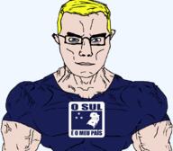 aryan blue_eyes brasil brazil buff chud jewishautismaward78_(namefag) separatism south_brazil subvariant:chudjak_front subvariant:muscular_chud variant:chudjak white_skin // 1059x929 // 83.2KB