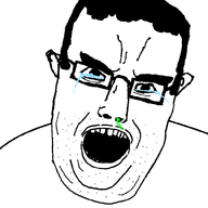 animated autism crying ext=gif fat glasses hair meta:tagme mucus open_mouth stubble variant:alicia variant:chudjak // 600x733 // 252.7KB