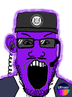 angry cap clothes ear earpiece glowing hat headphones mi6 mustache ofcom open_mouth tinted_glasses trend:glowie variant:markiplier_soyjak // 600x800 // 117.3KB