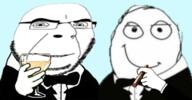 alcohol cigar clothes friendship rage_comic suit variant:cobson // 644x334 // 149.2KB