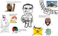 arthoe chud clothes copypasta downvote flag flag:kahanism flag:palestine goat hat islam israel jews judaism kahanism kippah lehi middle_east millions_must_die muslims orange_hair palestine palestinian quran variant:bartender variant:chudjak variant:gapejak zionism // 1505x943 // 149.3KB