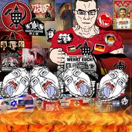 ack buff glasses hell joseph_stalin rope soyjak stubble subvariant:chudjak_front suicide variant:bernd variant:chudjak // 1080x1080 // 1.8MB