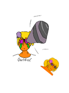 big_eyes bulging_eyes cocoschoppenboer_(user) drawing flower glasses lily meta:namefags orange_skin plant purple_sclera subvariant:soygirl variant:soyak woman yellow_hair // 768x1024 // 124.8KB