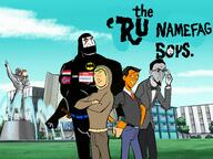 antis dan garf_(user) kekino_(namefag) meta:namefags namefag onion soybooru statue the_venture_bros toonsoy_(namefag) variant:bernd variant:feraljak venture_bros warrior-z_(user) // 3000x2250 // 7.1MB