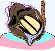 bloodshot_eyes brown_troonjak crying open_mouth rope soyjak suicide tongue transparent_background trend:slopjak variant:bernd // 768x719 // 271.6KB